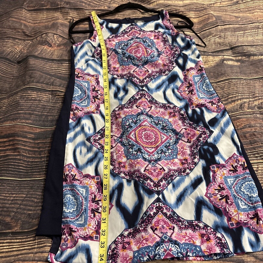 Vince Camuto Sleeveless Floral Sheath Dress Size 4 Lined Polyester - Picture 6 of 7